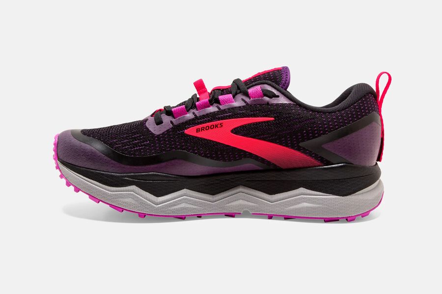 Brooks Running Shoes Womens Black/Red - Caldera 5 Trail - 8531-XBVHI